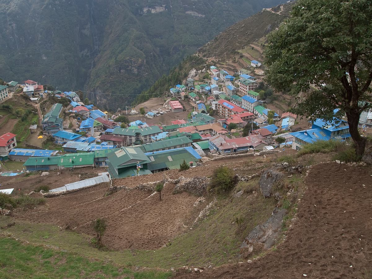 The rooftops of Namche Bazaar